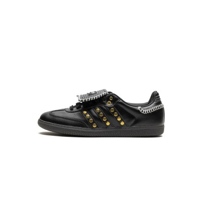 ADIDAS X WALES BONNER SAMBA  STUDDED PACK BLACK SNEAKERS 